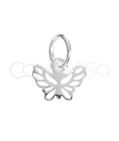 Colgante mariposa mini 10 x 7.5 mm plata 925ml