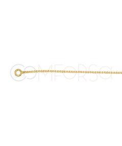 Gold-plated Sterling Silver 925 Venetian bracelet 14 cm + 4 cm