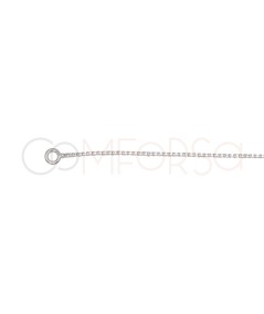 Sterling Silver 925 Split Venetian Chain 40 cm