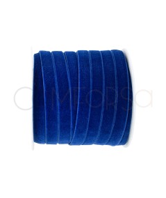 Dark Blue velvet elastic band 10mm