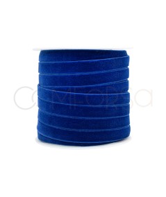 Dark Blue velvet elastic band 10mm