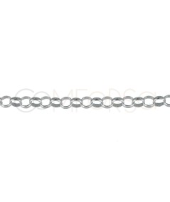 Pulsera rolo 19 cm Plata 925