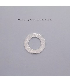 Anilla plana 30 mm plata 925ml