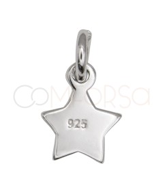 Colgante mini estrella 6 mm Plata 925