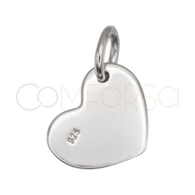 Colgante corazón “Súper Mamá” 11.6 x 9.3mm Plata 925