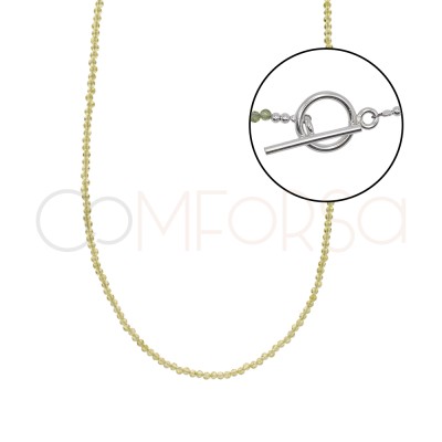 Combined necklace Peridot...