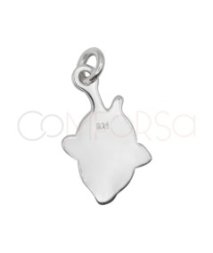 Colgante abejita 10 x 14 mm Plata 925