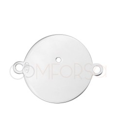 Entrepieza Virgen del Pilar calada 15 mm Plata 925
