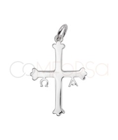 Colgante Cruz de la Victoria 10 x 20 mm Plata 925