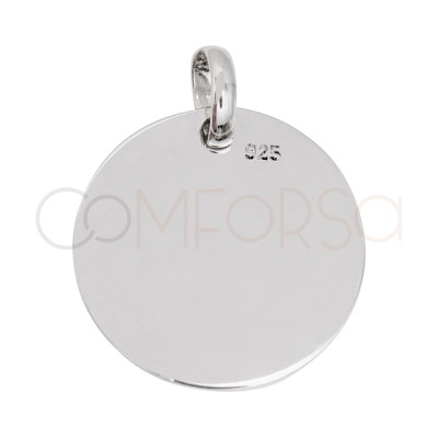 Medalla Summer vibes 15 mm Plata 925