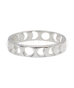 Anillo fase lunar Plata 925