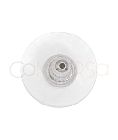 Presión con disco 12 mm Plata 925