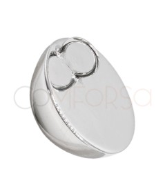 Sterling Silver 925 Half ball pendant 15 mm