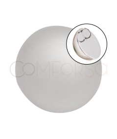 Sterling Silver 925 Half ball pendant 15 mm