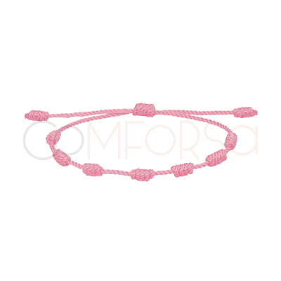 Pack 3 Light pink 7-Knot...