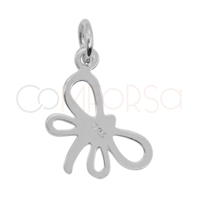 Colgante libélula calada 15 x 8.5 mm Plata 925