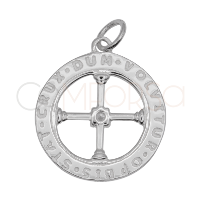 Colgante amuleto Cruz 18 mm Plata 925