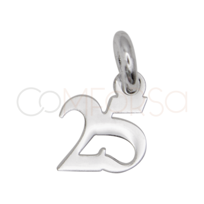 Colgante número "25"
