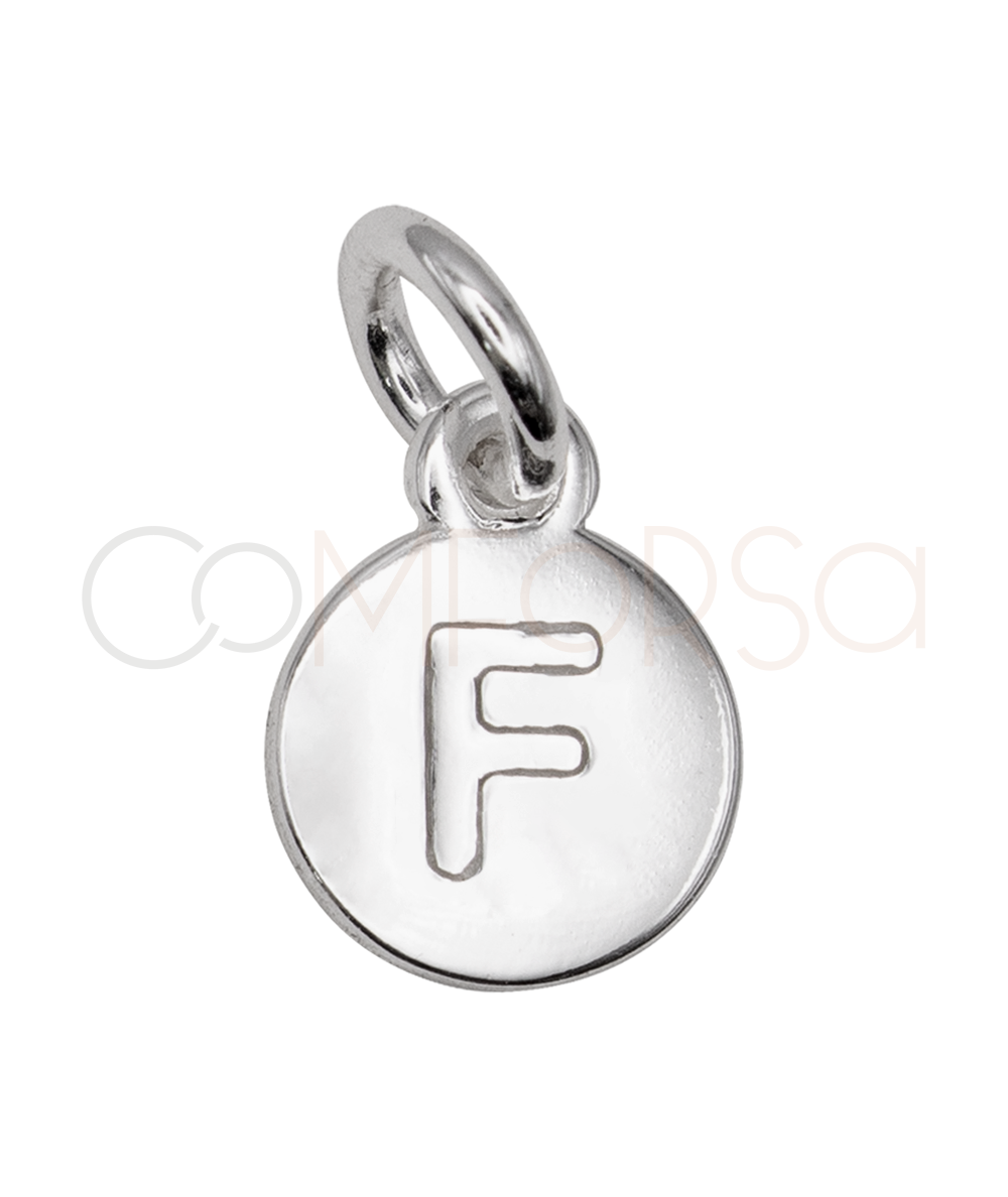 Colgante letra stamping "F"