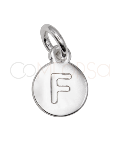 Colgante letra stamping "F"