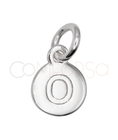 Dije letra ‘’O’’ 8 mm Plata 925