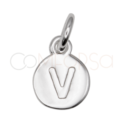 Colgante letra stamping ‘’V”