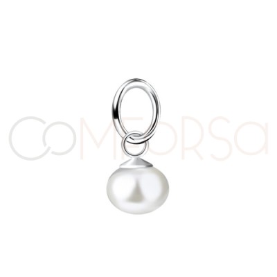 Colgante de perla hecho de plata 925