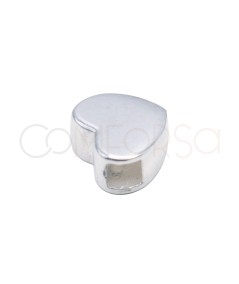 Entrepieza corazón plata 925