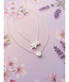 Entrepieza corazón plata 925