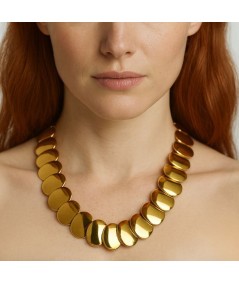 Golden Snake Maxi Necklace