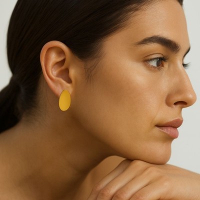 Pendientes Golden Stud latón bañado en oro