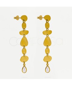 Pendiente Golden Drop