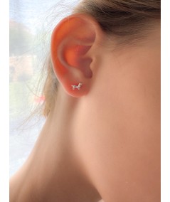 Pendientes Teckel Plata 925