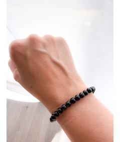 Black Tourmaline Stone Bracelet 6 mm