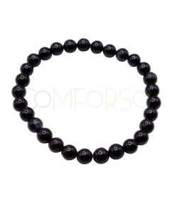 Black Tourmaline Stone Bracelet 6 mm