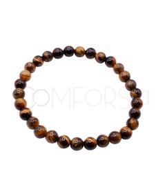 Pulsera piedra Ojo de Tigre 6 mm