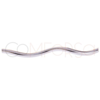 Tubo liso onda 1.5 (ext) x 30 (largo)
