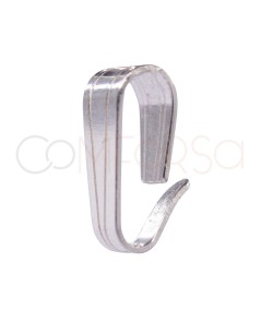 asa dije 4 x 10mm plata 925ml