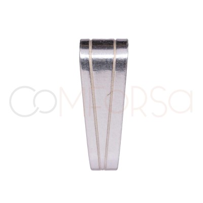 asa dije 4 x 10mm plata 925ml