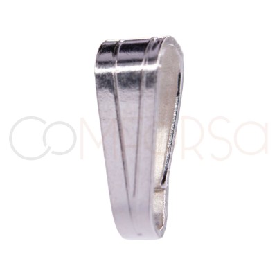 Sterling silver 925 Bail pendant 3 x 7 mm