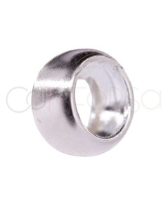 Conector media caña 3.6mm plata 925ml