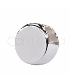 Round Smooth Connector 10 mm, 925 Sterling Silver