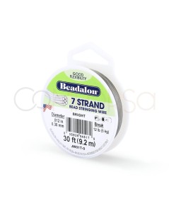 Hilo de acero gris 0.30 mm