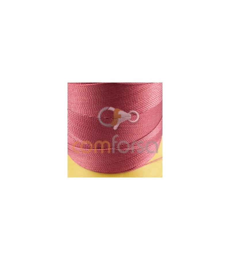 Hilo de enfilar fucsia 0.4 mm  (Rollo