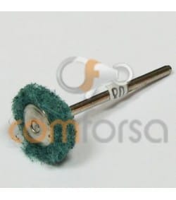 Scouring pad wheels