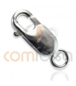 Sterling silver 925 Lobster clasp with Jump rings 13 mm