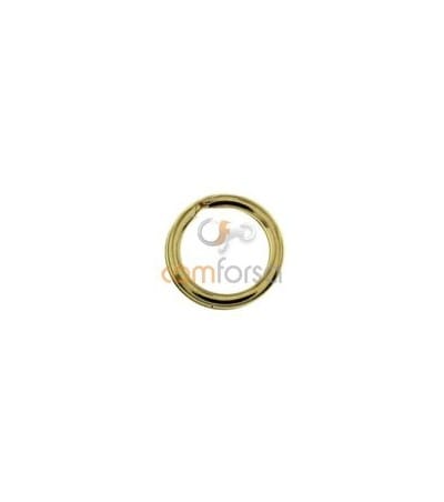 18kt Yellow gold split ring 7mm