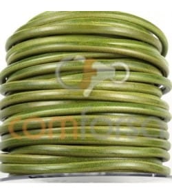 Green Leather 6mm Premium Quality