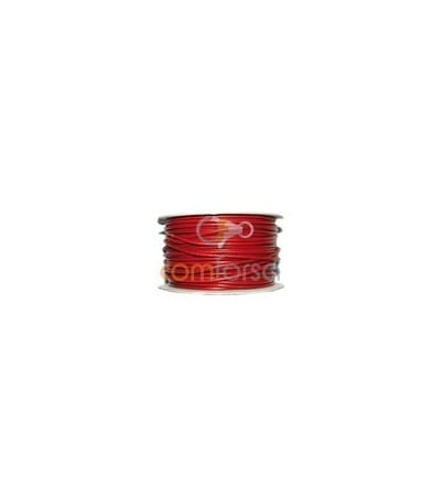   Cuero rojo 2.5 mm Calidad estándar