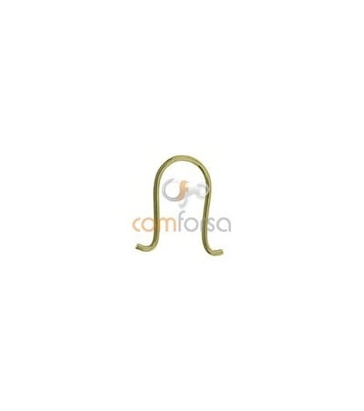 Hilo omega largo 13x15mm Oro 750